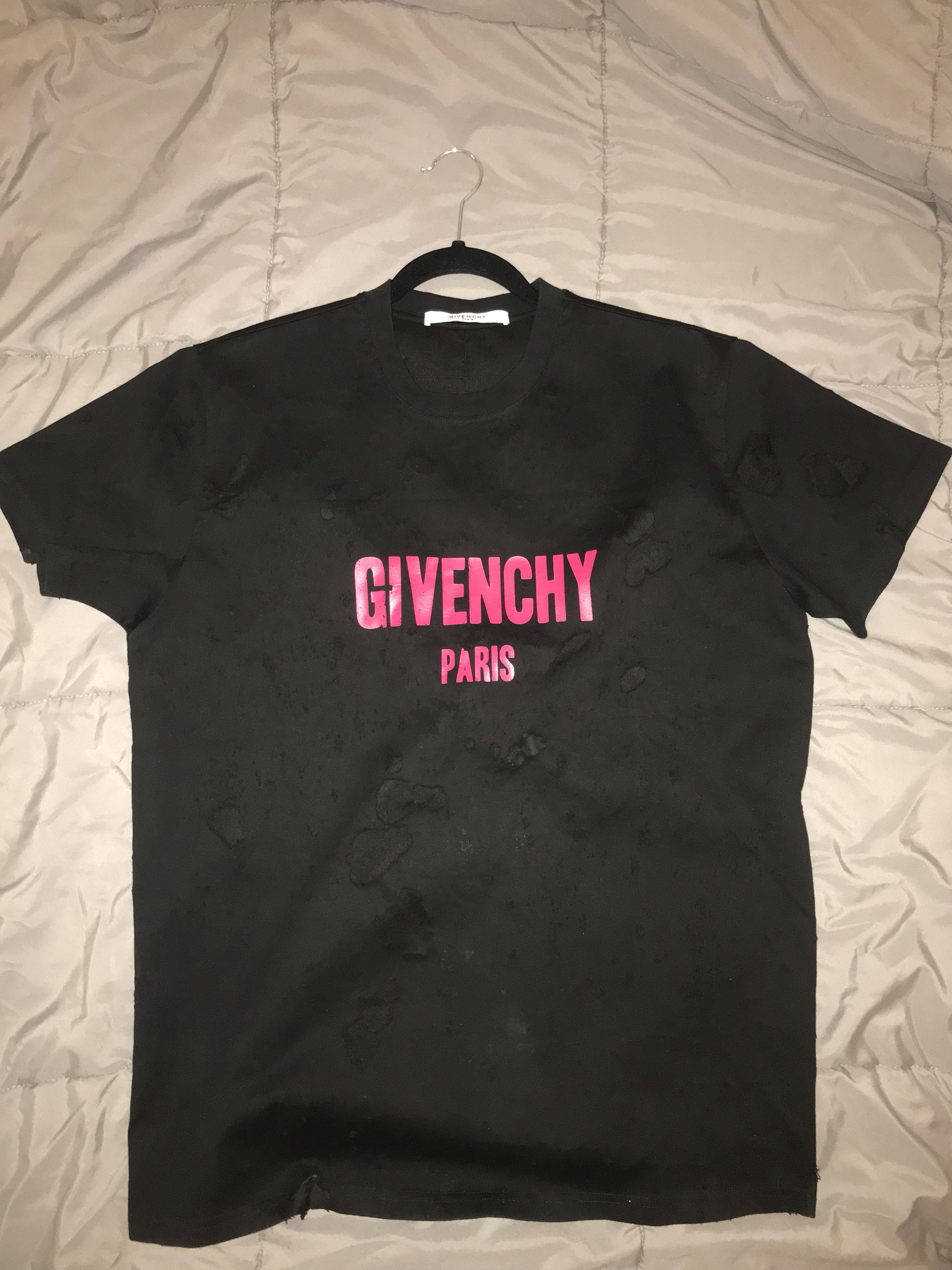 givenchy destroyed t shirt