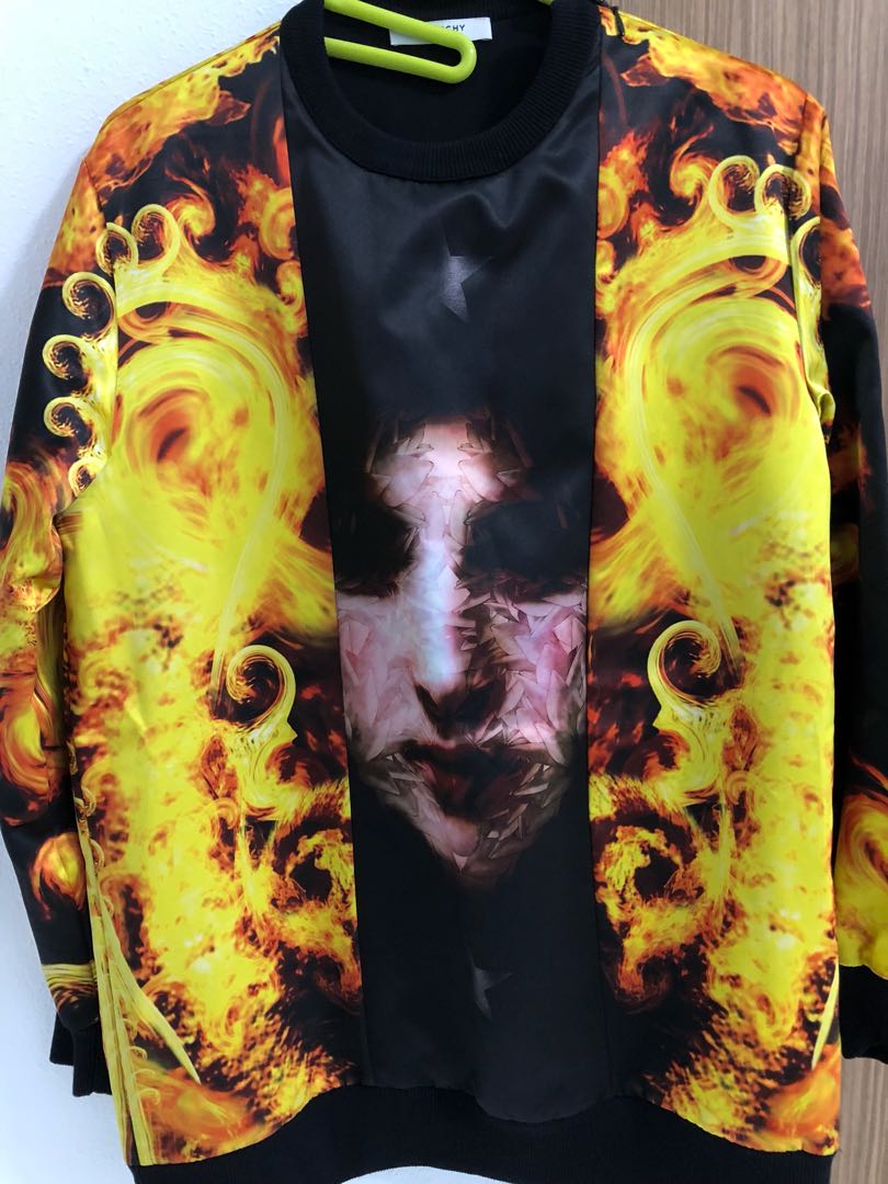 givenchy flame sweater