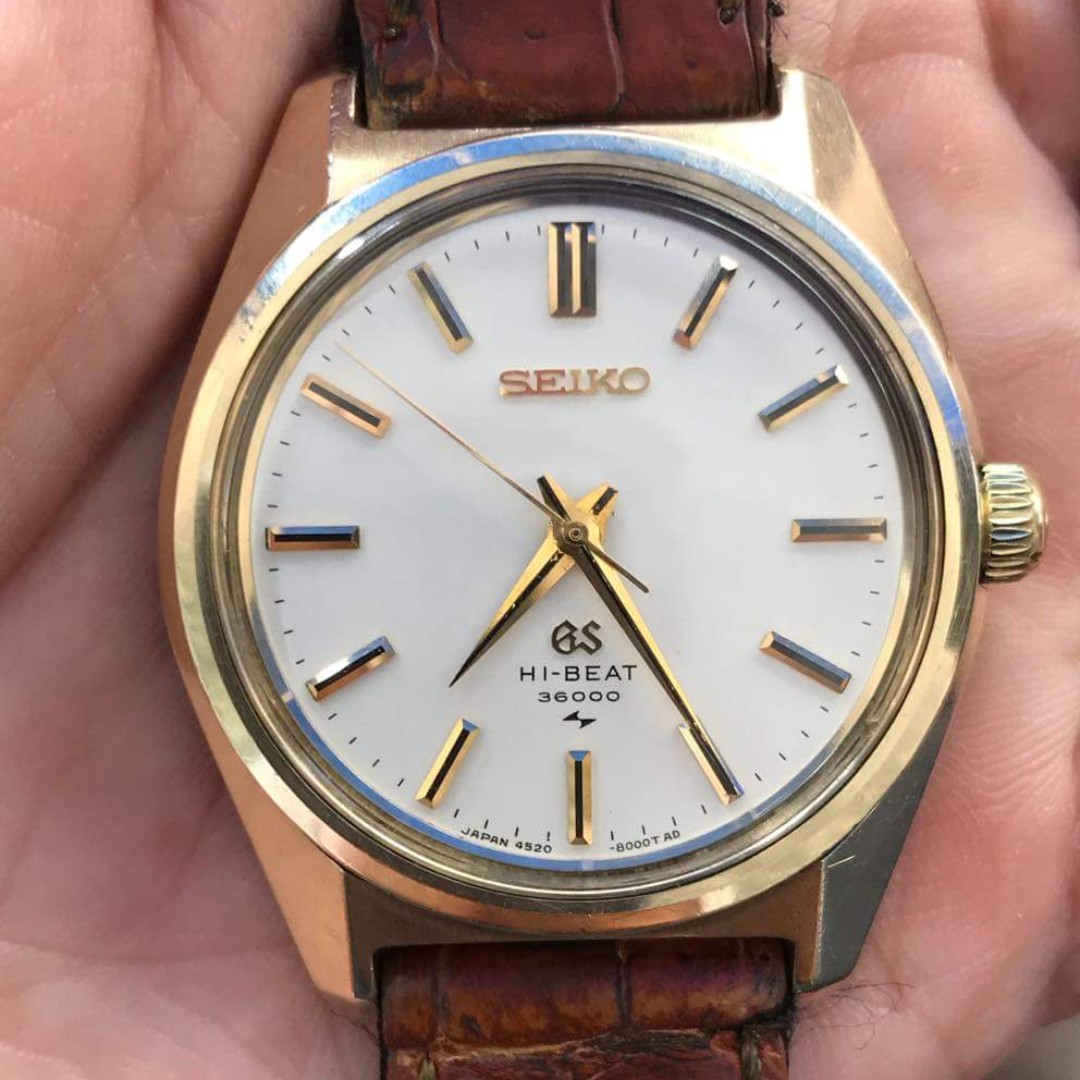 Gold Cap Grand Seiko 4520-8000, Men's Fashion, Watches & Accessories,  Watches on Carousell