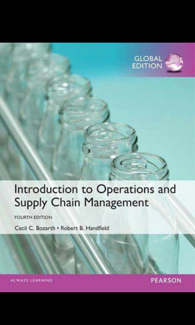 Introduction To Operations And Supply Chain Management Pdf Books