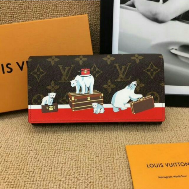 Louis Vuitton Limited Edition Monogram Canvas Polar Bear Sarah