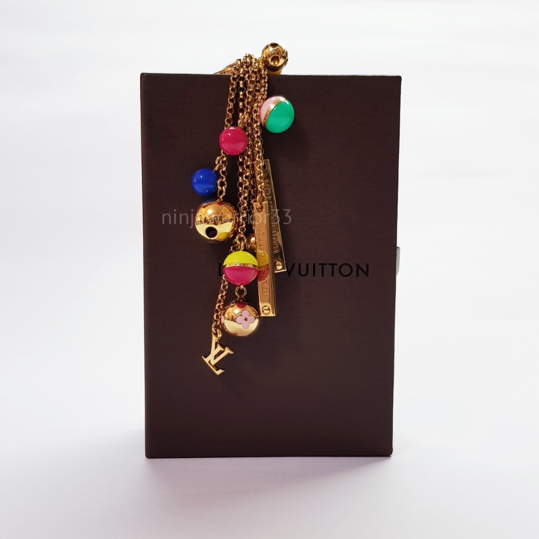 Louis Vuitton Porte Cles Grelots Bag Charm - Gold Keychains