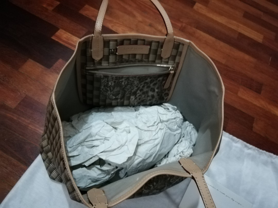 Loup Noir Shopping Tote, Luxury, Bags & Wallets on Carousell