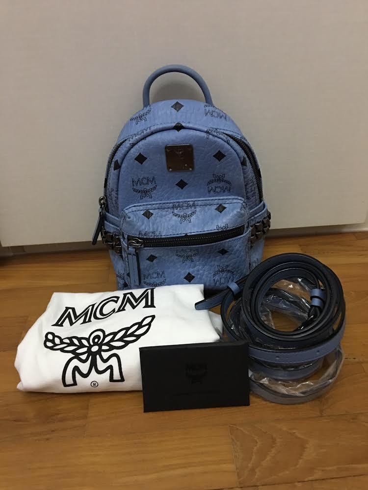 Mcm bebe boo mini backpack best sale