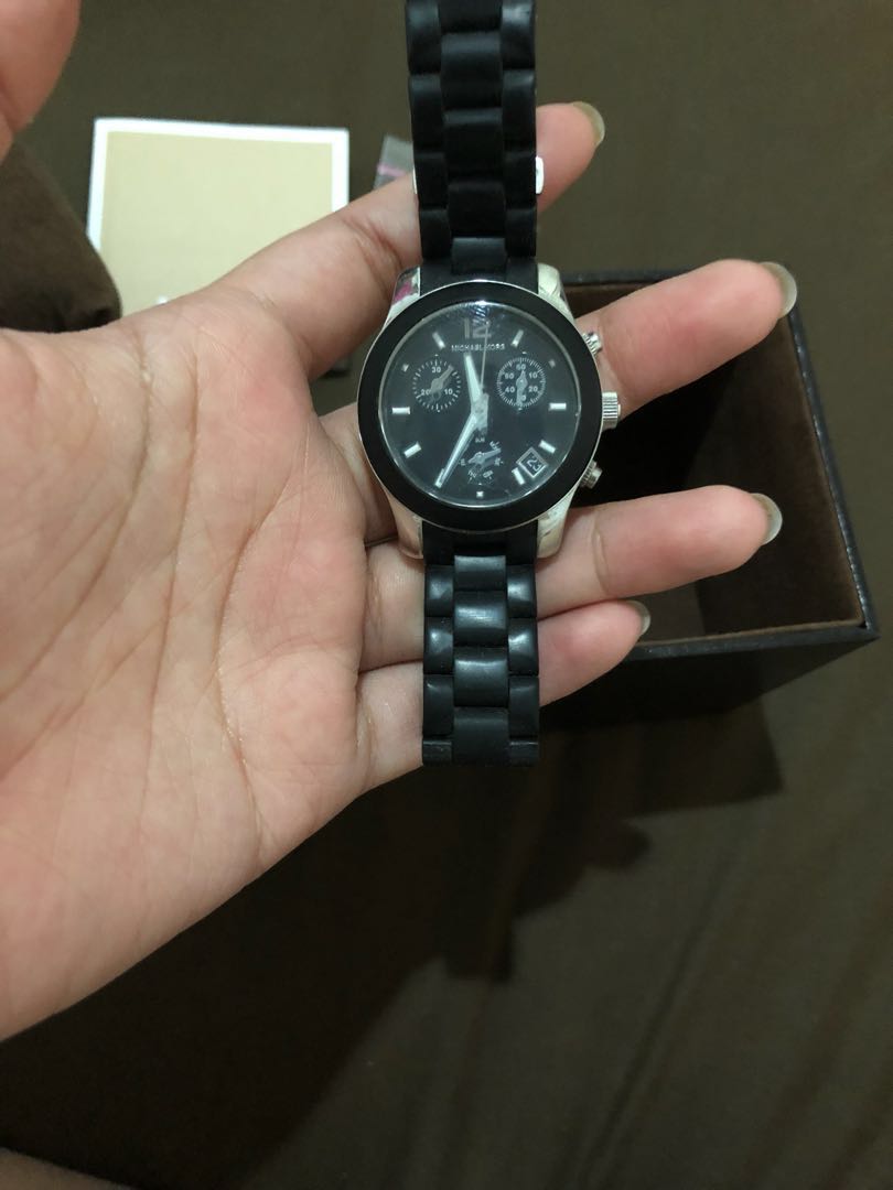 Black Stainless Steel Rubber Band 