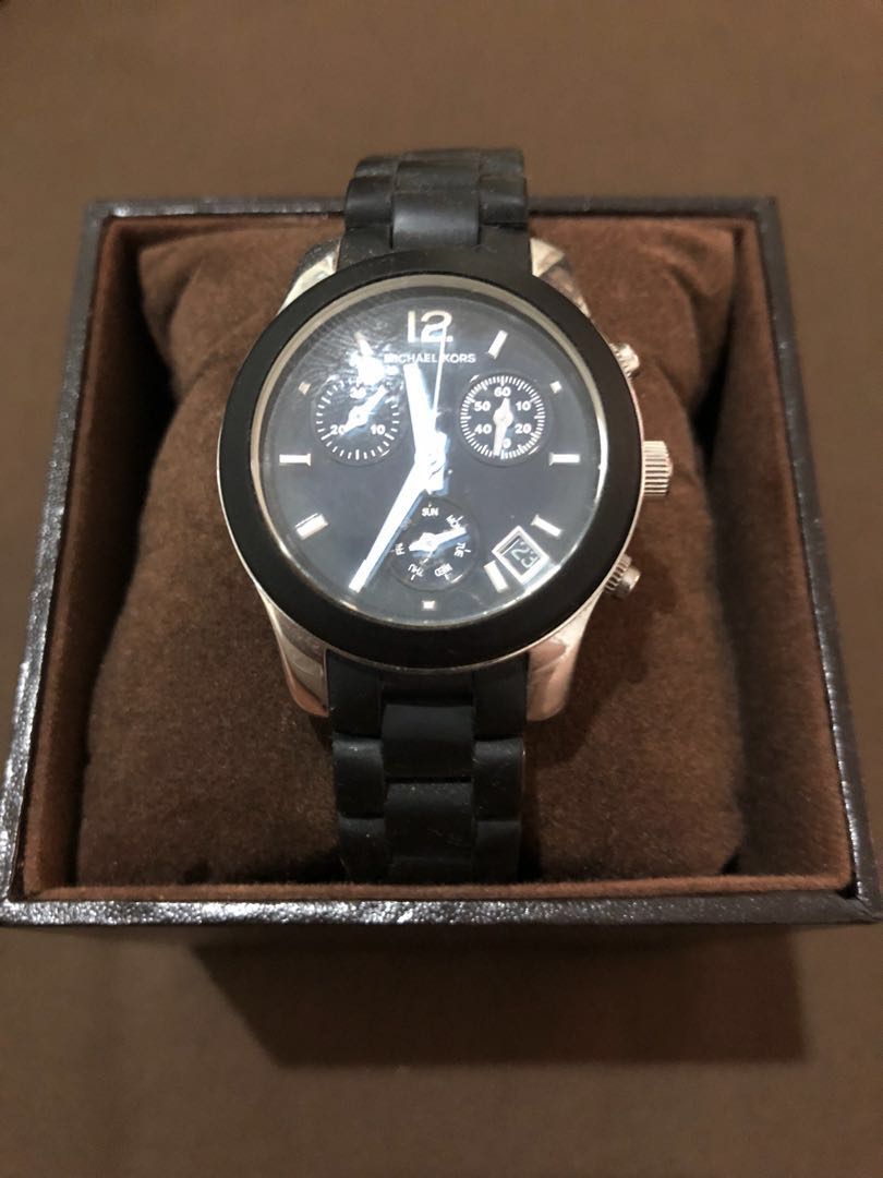 Black Stainless Steel Rubber Band 