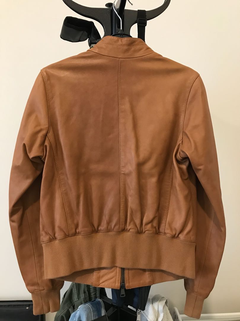 Moreschi leather jacket clearance