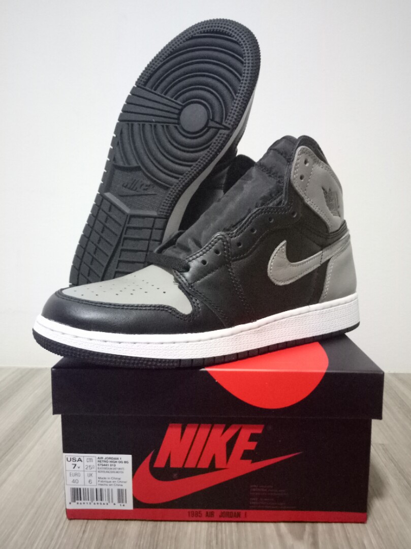 Nike Air Jordan 1 Shadow size US 7 / 7Y 