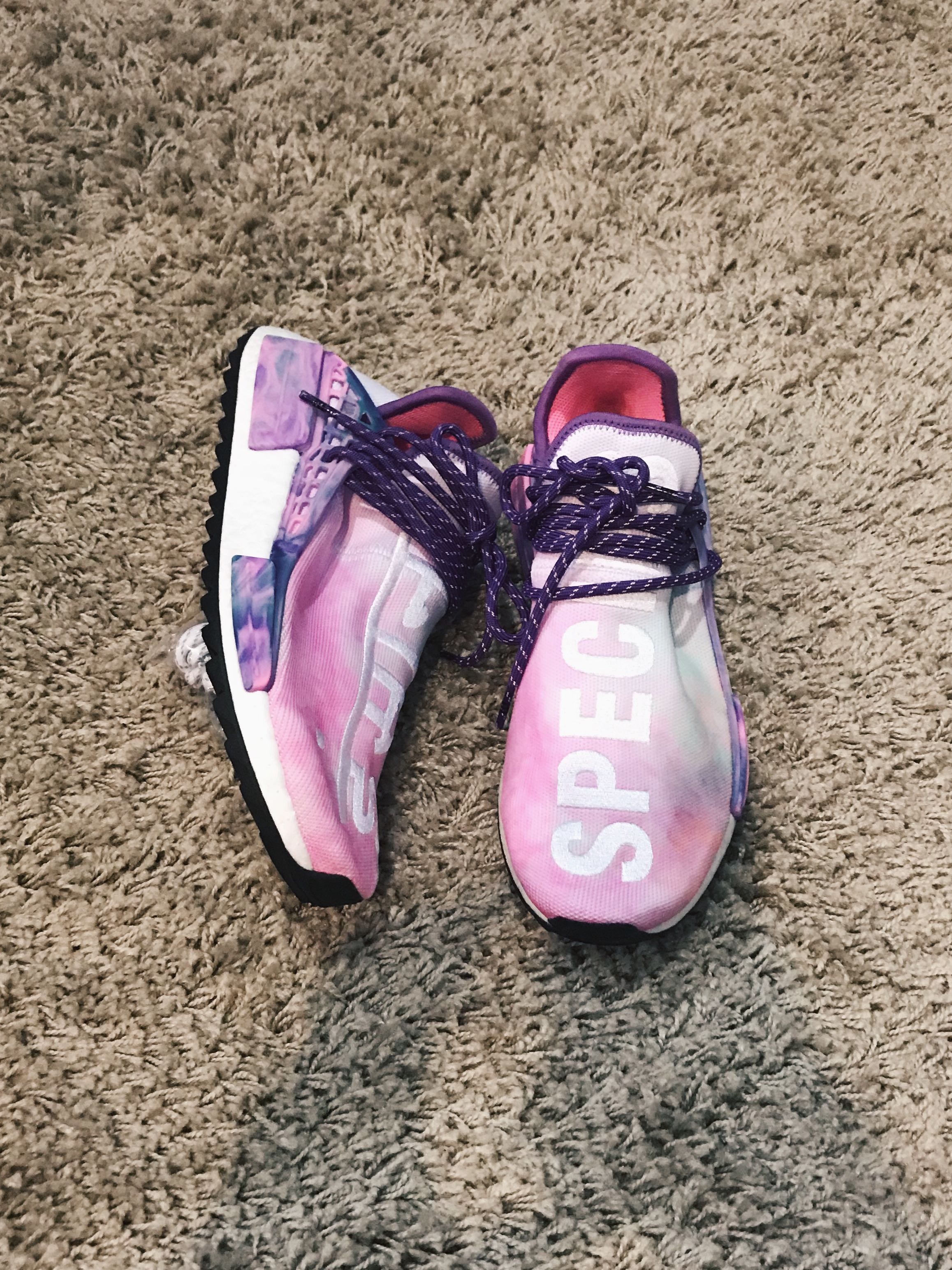 Pharrell Hu Holi NMD Trail Pink Glow Men s Fashion Footwear Sneakers on Carousell