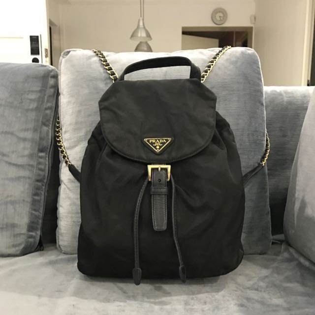 Prada Chain Backpack