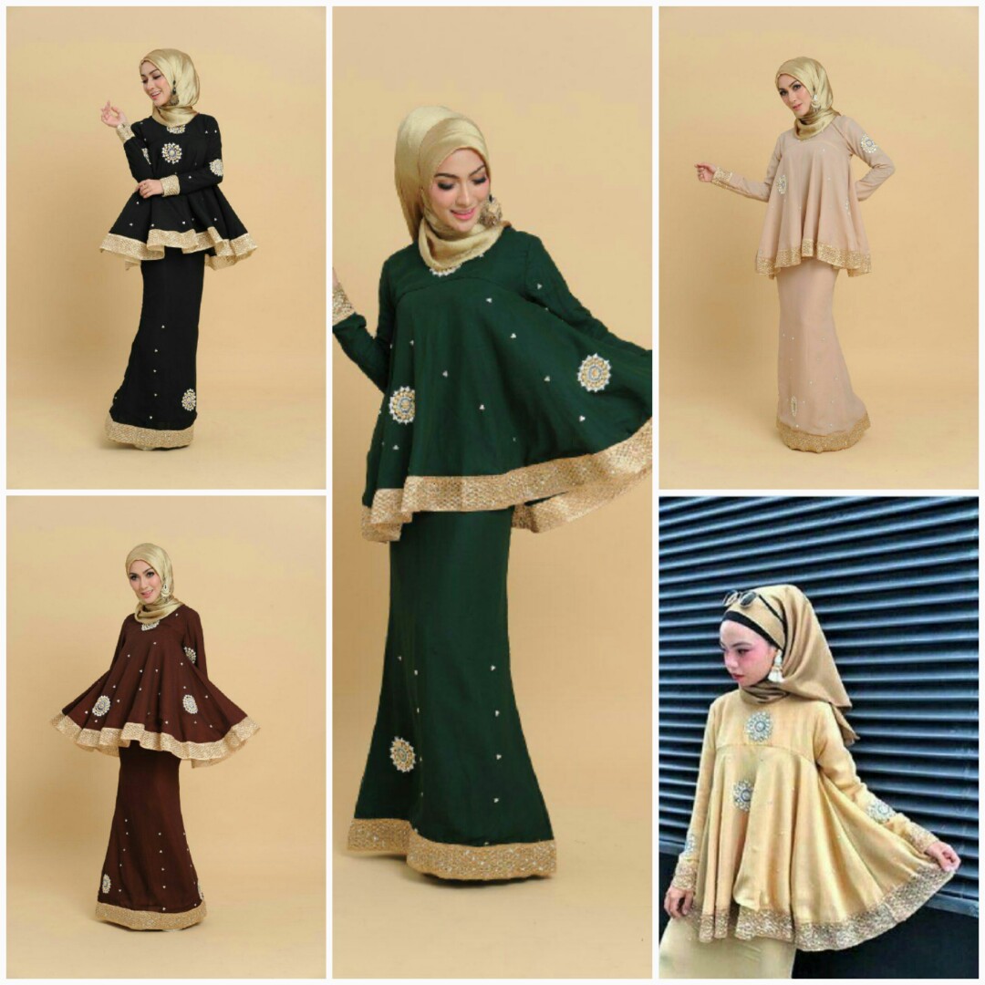 Priyanka Doll Saree Kurung Peplum Women S Fashion Muslimah Fashion On Carousell