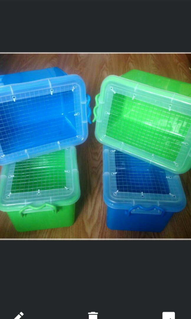 RABBIT CAGE HAMSTER CAGE BIN Pet Supplies Homes Other Pet