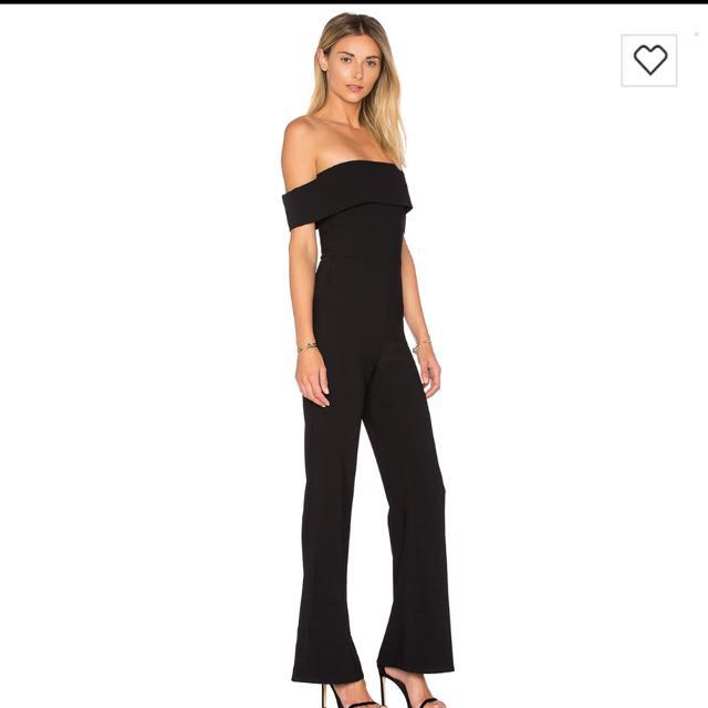 Aubrey off shoulder shop jumpsuit