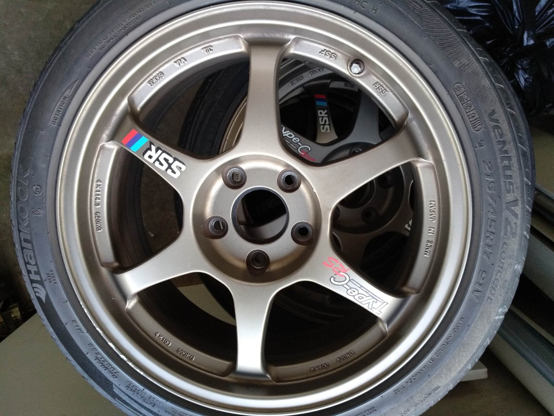Rims Wheel Ssr Type C Rs 17inch Competition Light Weight Wheels Car Accessories On Carousell