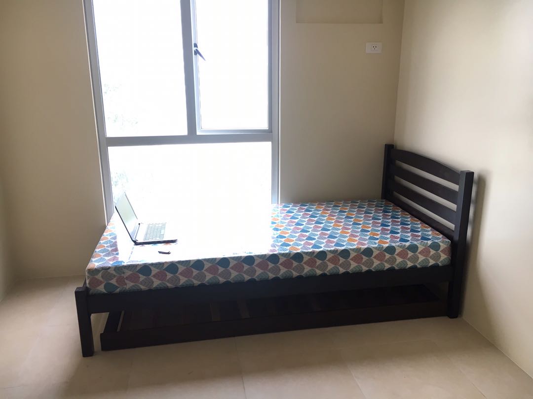 Single Size bed frame with Mandaue Foam, Babies & Kids, Baby Nursery