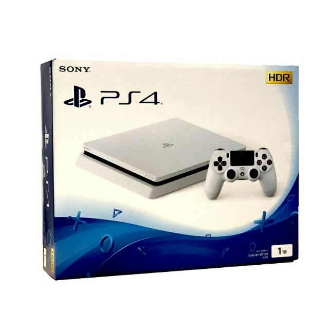 Sony Playstation 4 Slim 1tb White Glacier Video Gaming Video Game Consoles On Carousell