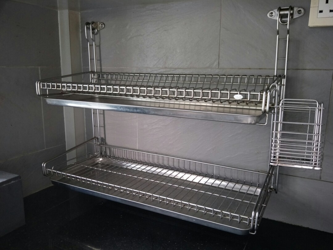 Stainless Steel Dish Rack Home Appliances On Carousell Overall it worth the money and did fit perfectly on your kitchen sinks. stainless steel dish rack