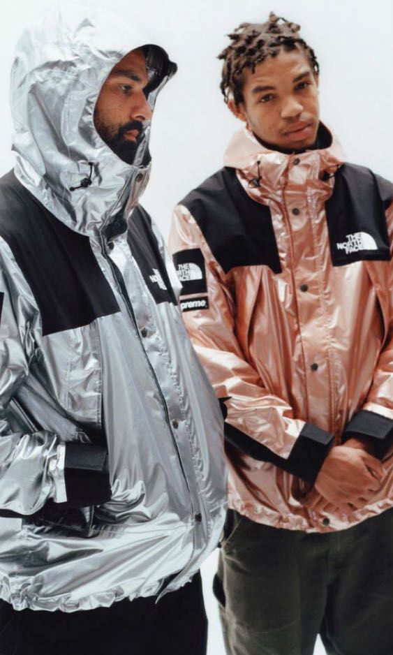 Supreme tnf rose best sale gold
