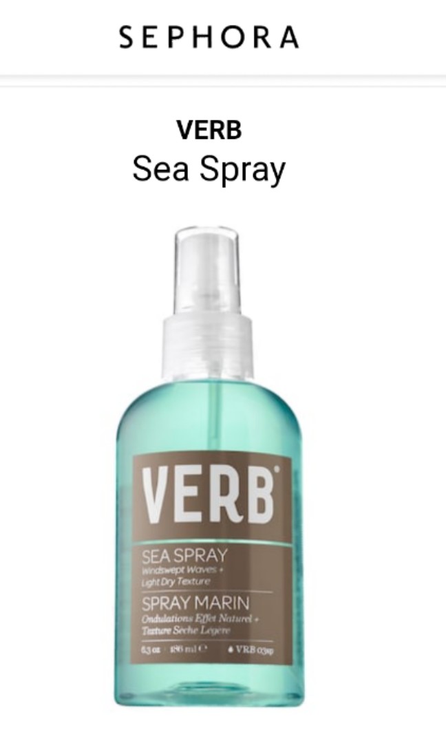Verb Sea Spray Health Beauty Hair Care On Carousell