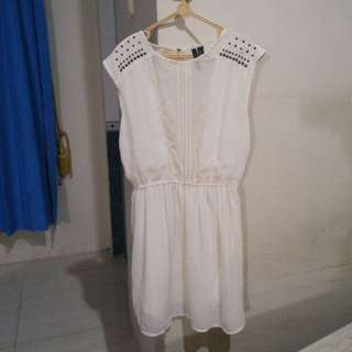 MANGO WHITE DRESS