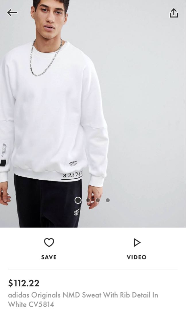 Adidas original NMD Sweatshirt Men s Fashion Tops Sets Hoodies on Carousell