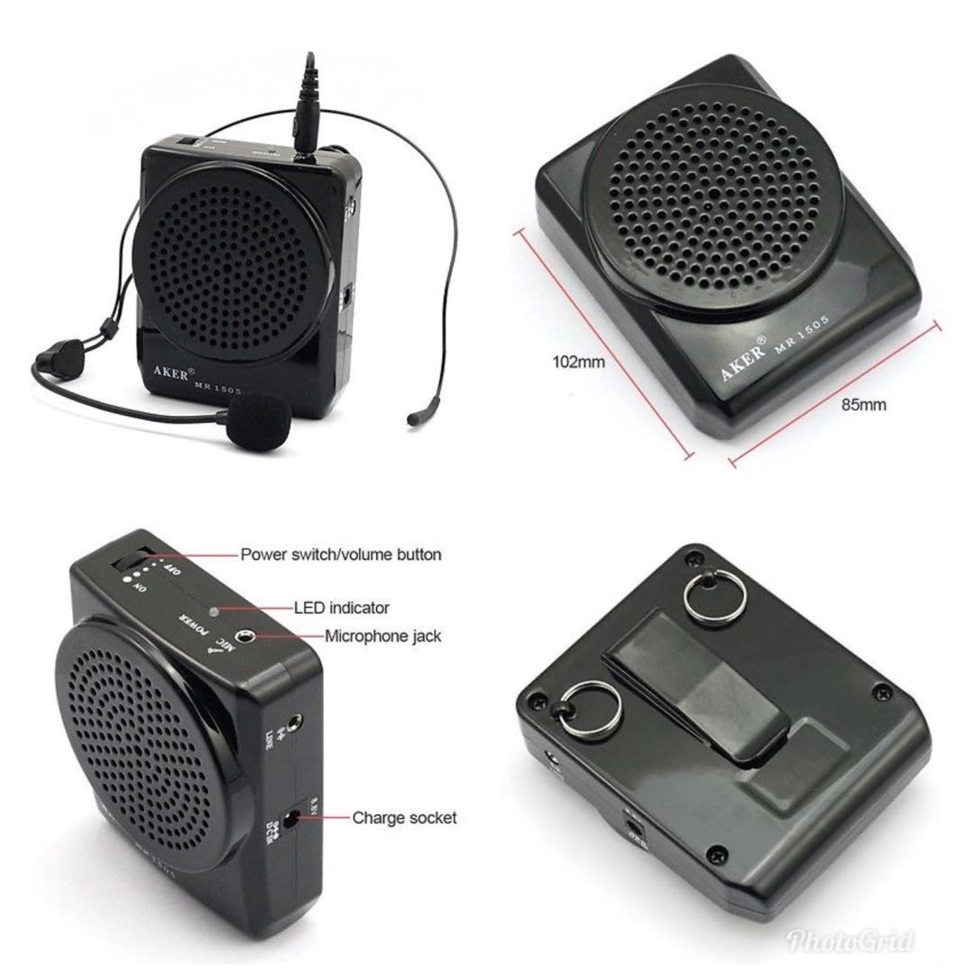 Amplifier Speaker Aker MR1505 12W, Audio, Soundbars, Speakers ...