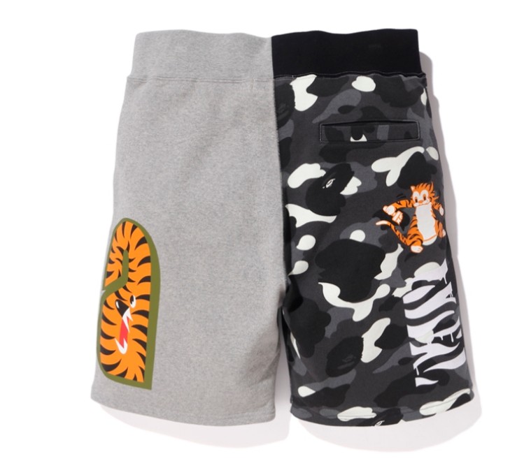 Bape tiger shark shorts on sale