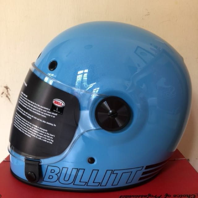 Bell bullitt hot sale retro blue