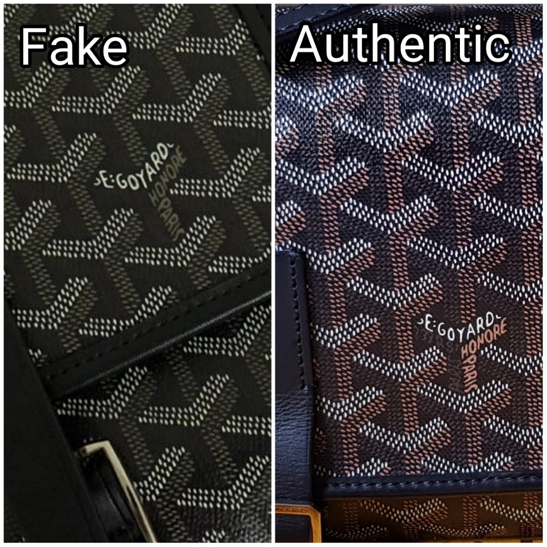 how to tell if a goyard bag is real