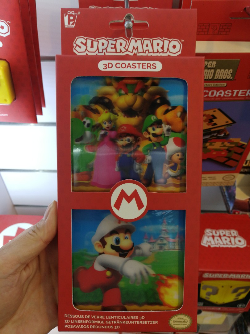 Brand New Official Licensed Super Mario 3d Coasters Toys Games Video Gaming Gaming Accessories On Carousell