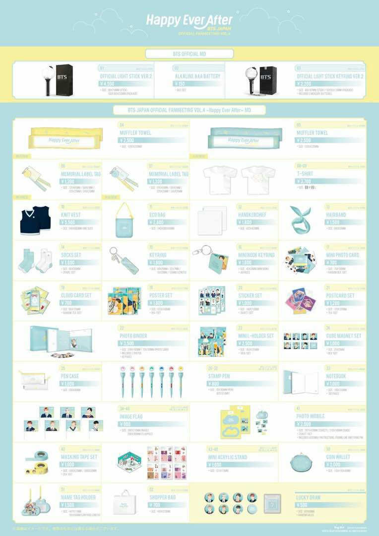 bts 4th muster merch
