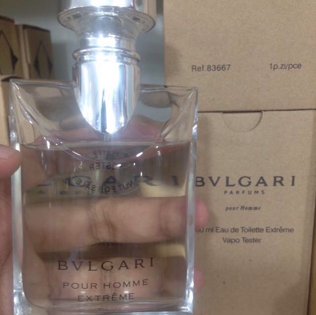 Bvlgari Pour Homme Extreme Tester Health Beauty Perfumes Nail