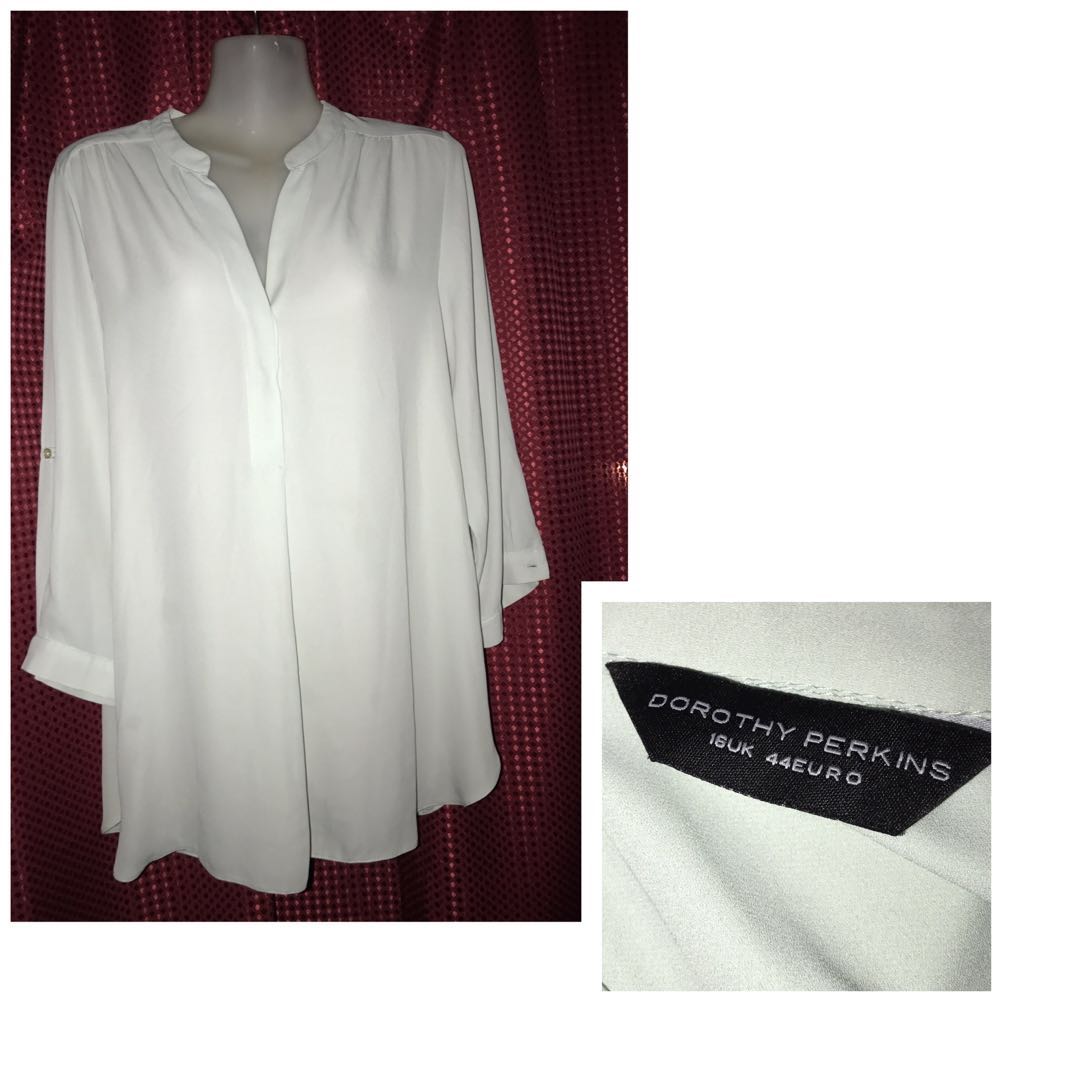 Dorothy Perkins Plus Size Light Apple Green Blouse Women S Fashion Clothes Tops On Carousell
