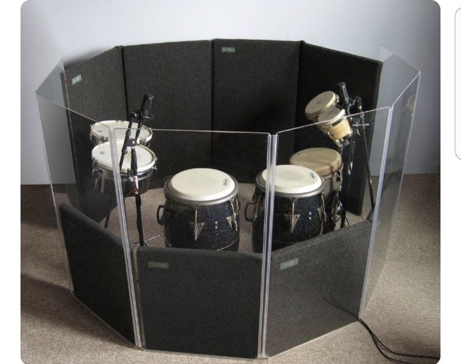 Shield Instrument Drum Shield, Hobbies & Toys, Music & Media, Musical Instruments on ...