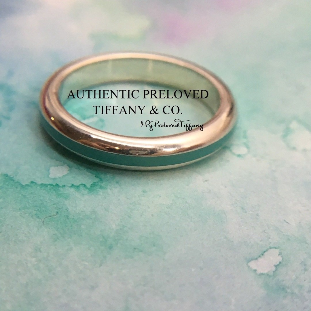 tiffany and co enamel ring