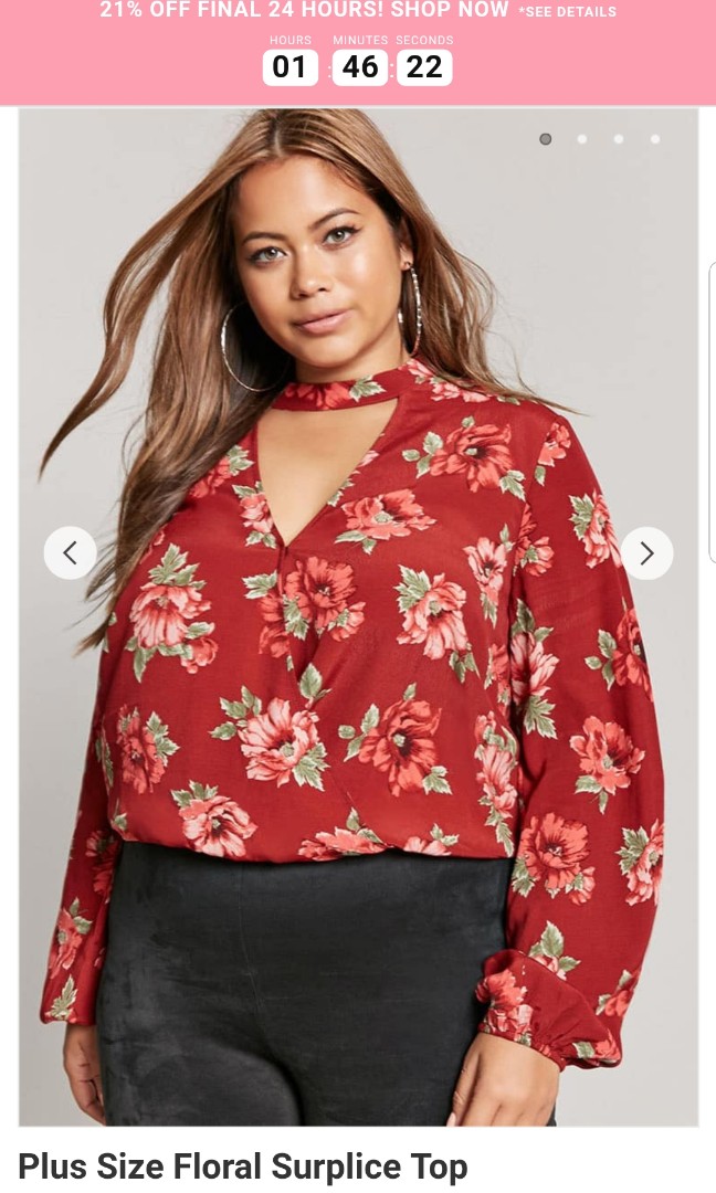 forever 21 plus size blouses