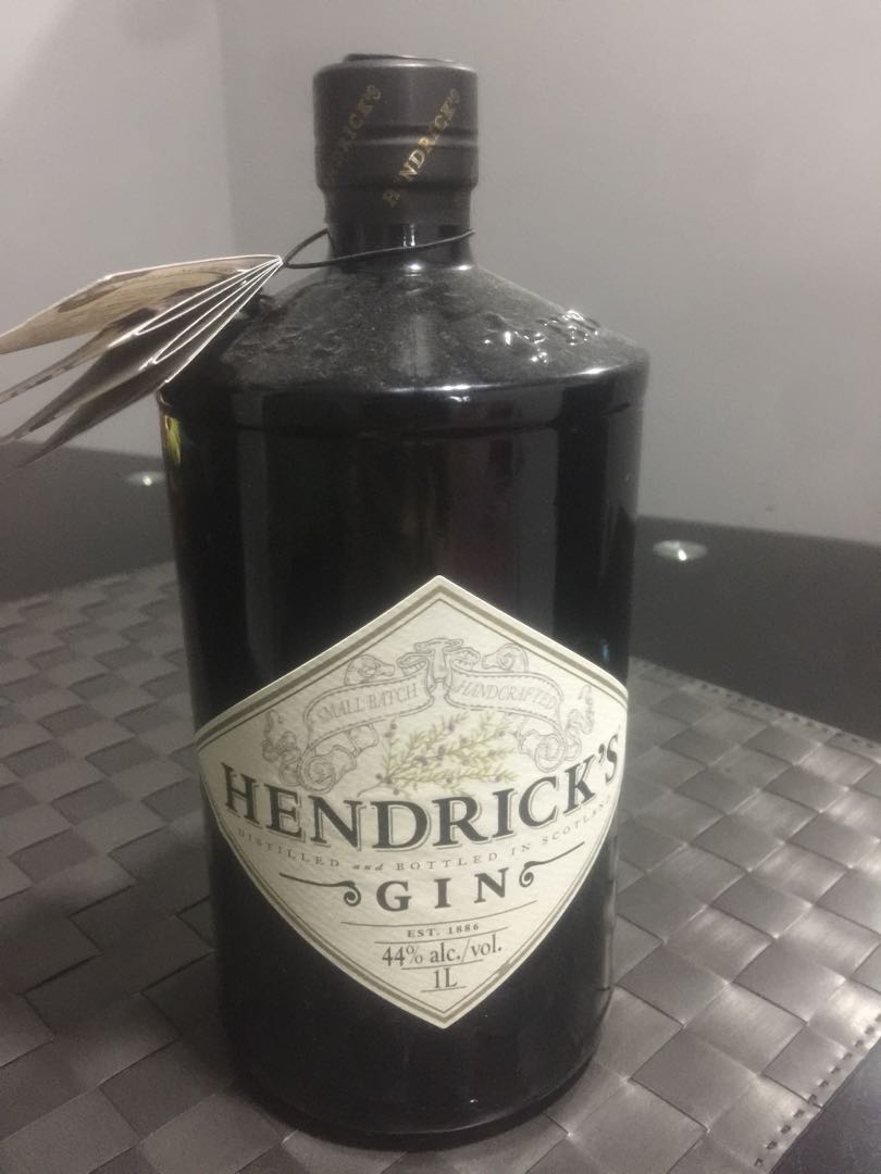 HENDRICK’S GIN, Food & Drinks, Alcoholic Beverages on Carousell