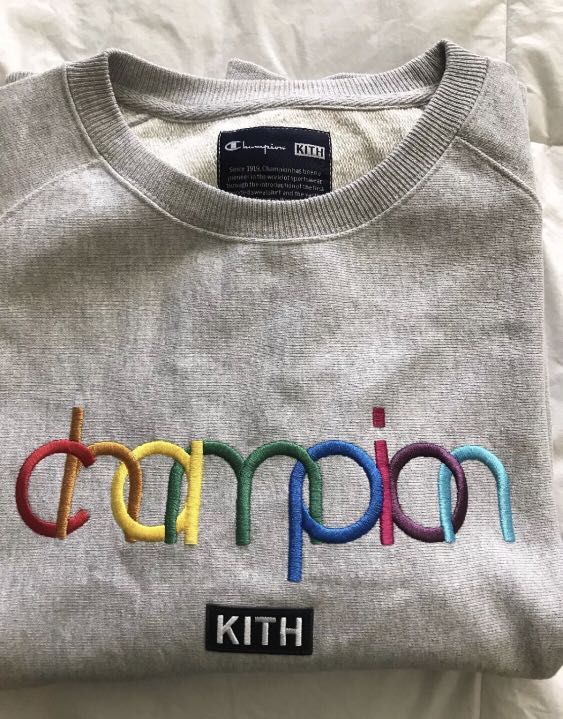 Champion x kith crewneck hot sale