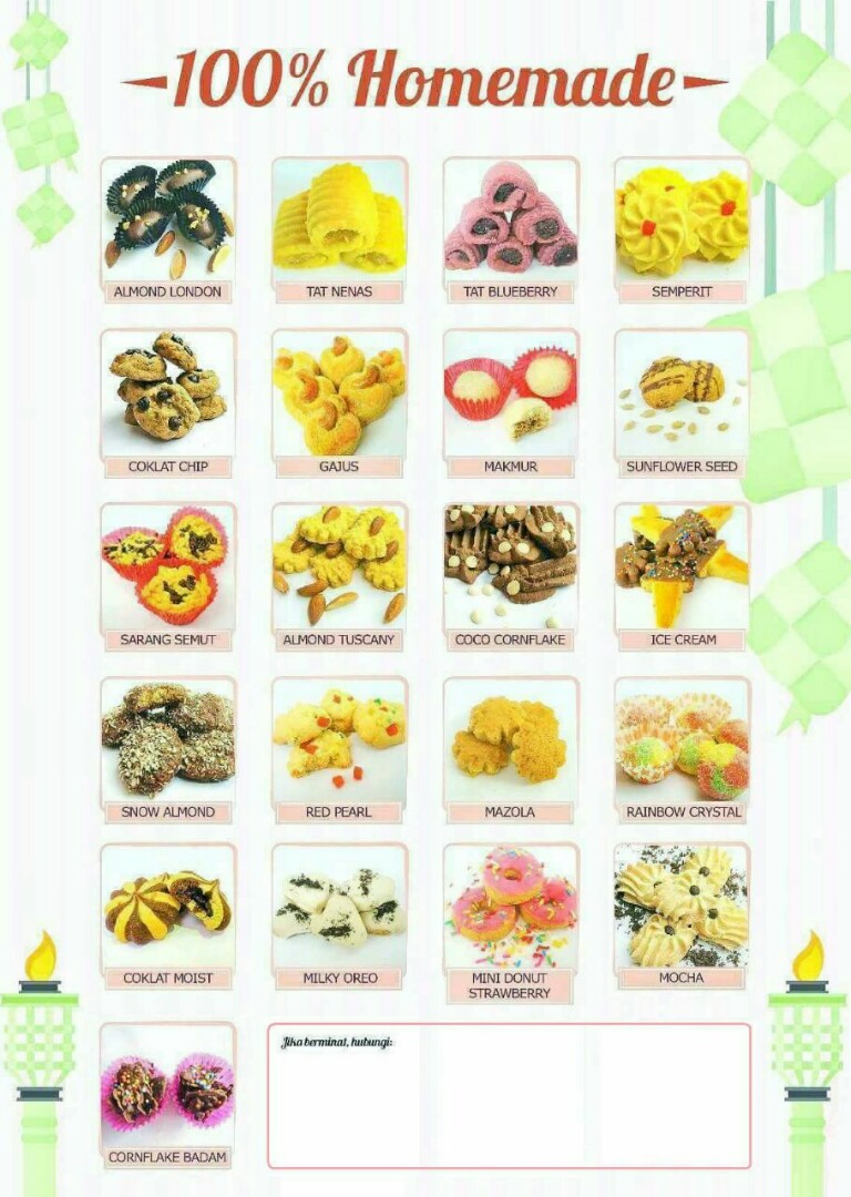 Kuih Raya Meletop 2018 Food Drinks Packaged Snacks On Carousell