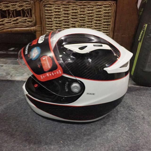 LaZer Kestrel Carbon Light White - Red 