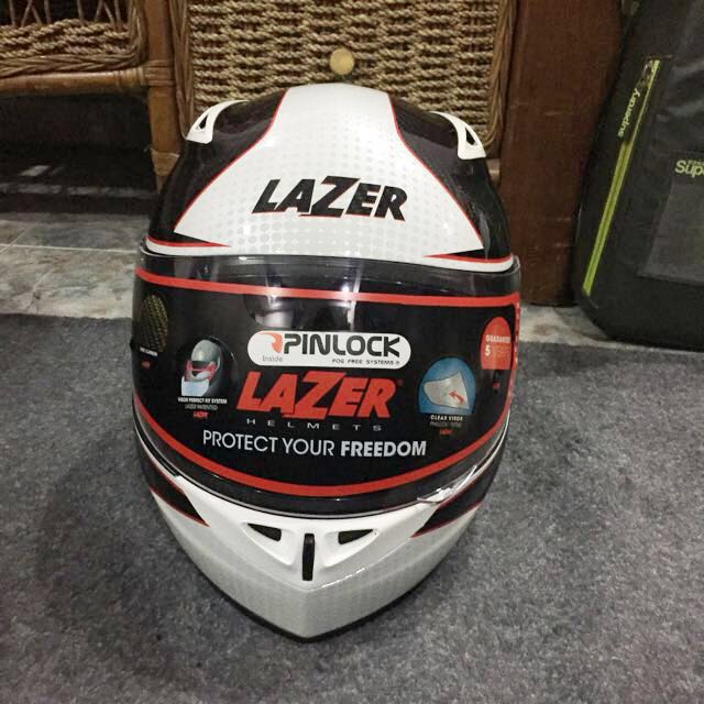 LaZer Kestrel Carbon Light White - Red 