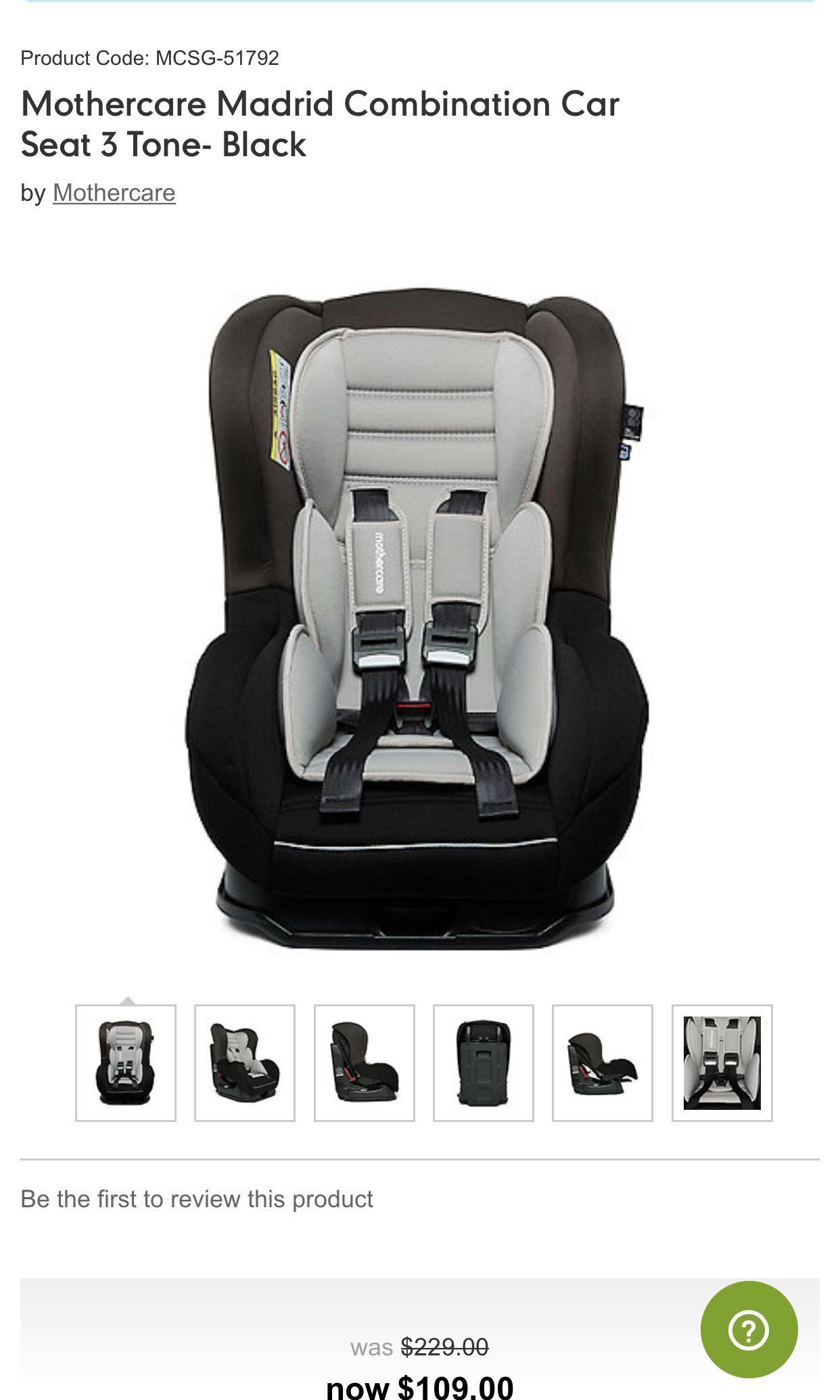 Mothercare madrid car seat cover cheap