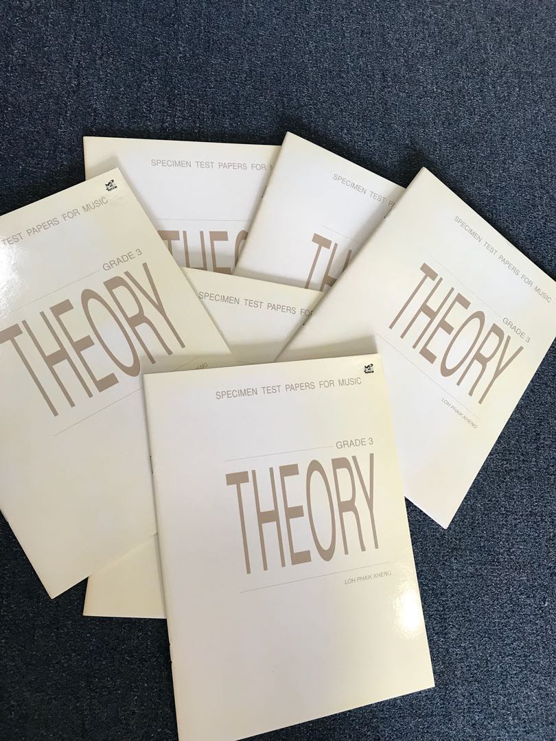 Music theory specimen test paper grade 3, Hobbies & Toys, Books