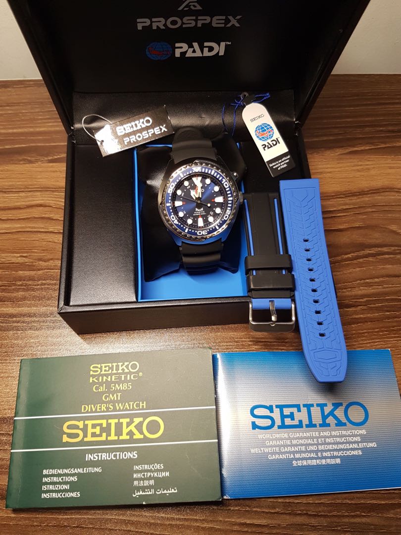 Seiko Padi Kinetic GMT sun065, Men's Fashion, Watches & Accessories,  Watches on Carousell