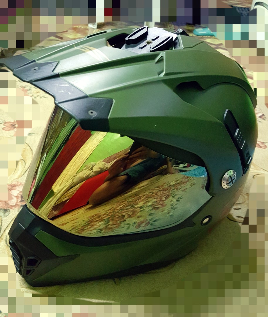 Spyder helmet matte green Clearance