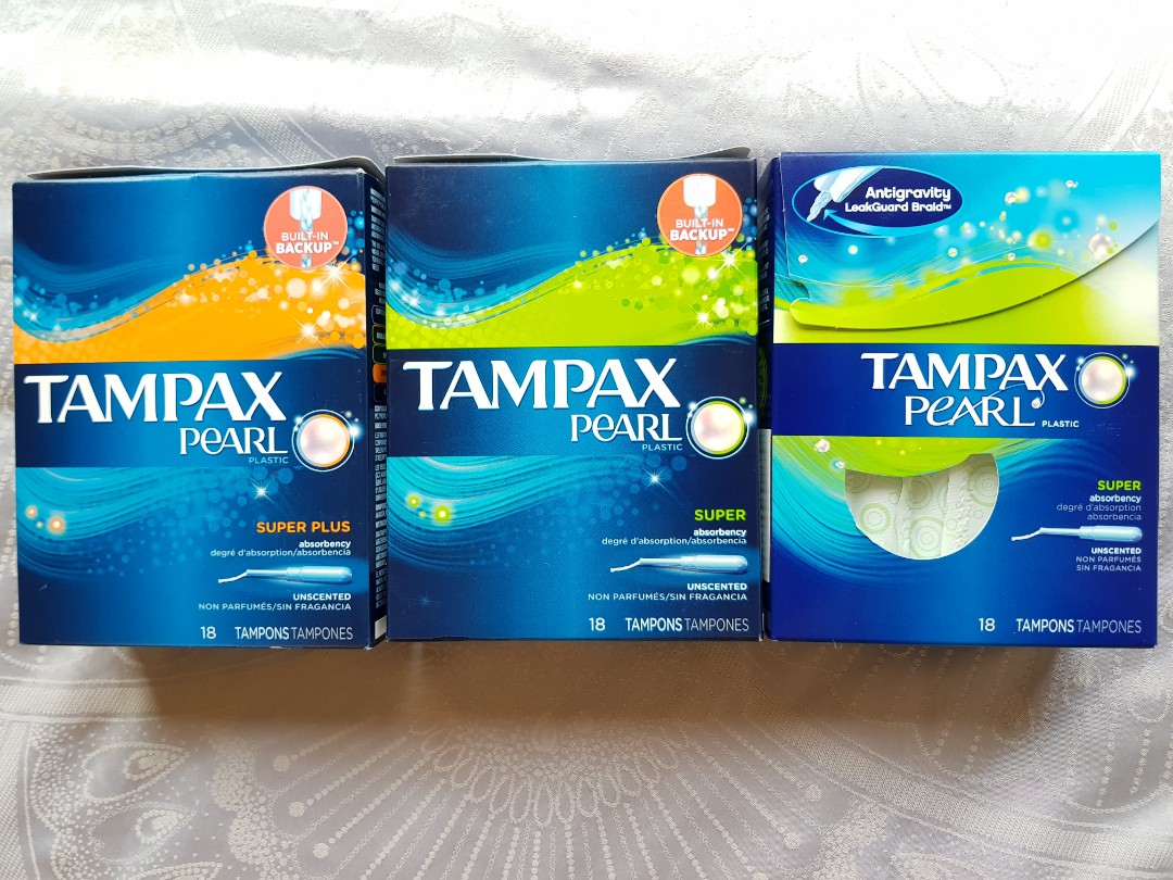 Tampax Pearl Tampons Health Beauty Hand Foot Care On Carousell