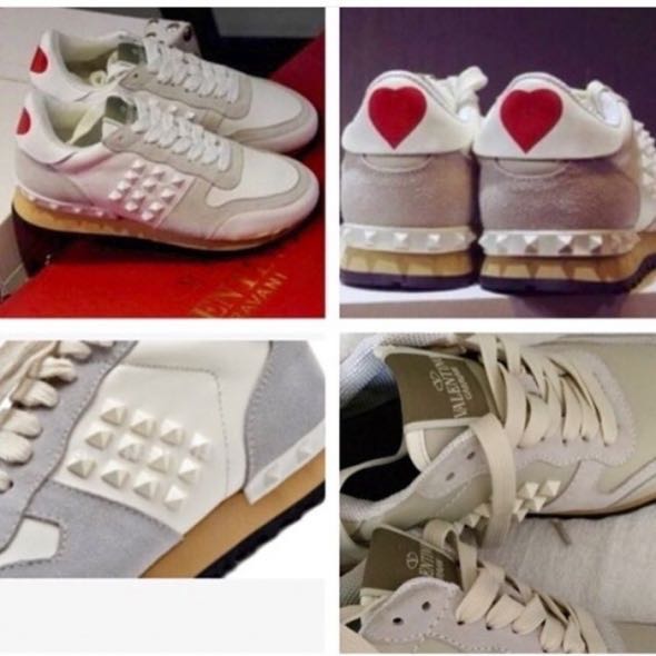 valentino sneakers with heart