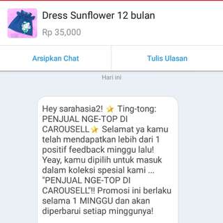 Again ! Twice... alhamdulillah..terima kasih untuk carousell dan buyer