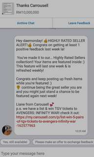 Thank you Carrousell 😘