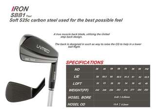 United forged SBB1 golf irons